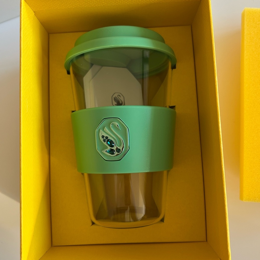 Swarovski Green Mug with Logo